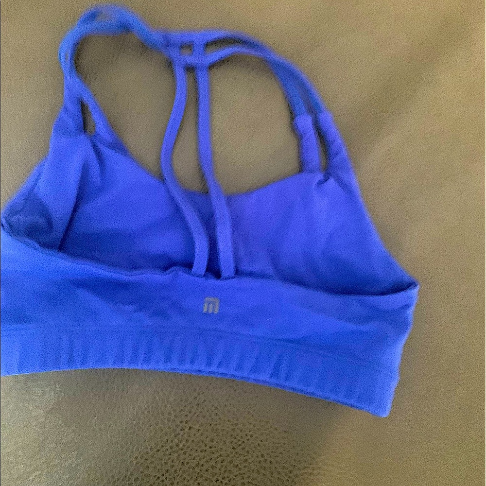 Montiel royal blue sports bra